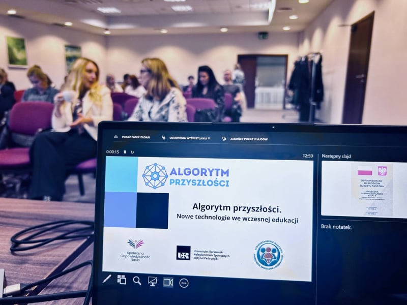 Seminarium Algorytm przyszłości. Nowe technologie we wczesnej edukacji